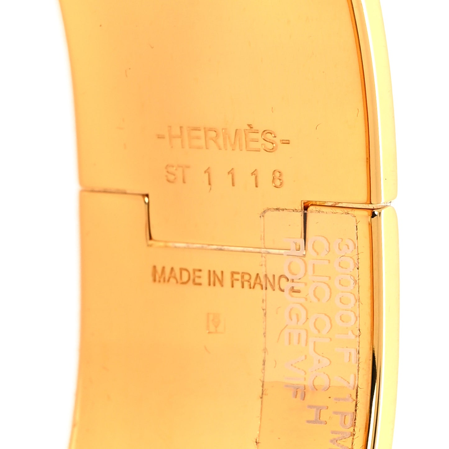 Enamel Wide Clic Clac H Bracelet PM Rouge Vif