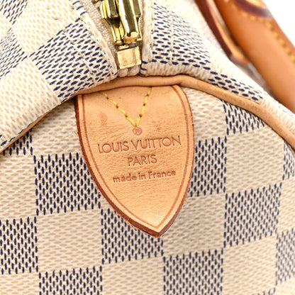 Louis Vuitton Damier Azur Speedy 25 6 of 16