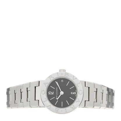 Bulgari Stainless Steel 23mm Quartz Watch Black 2 of 4