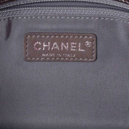 Chanel Leather Modern Chain Flap Bag Dark Silver 7 of 10