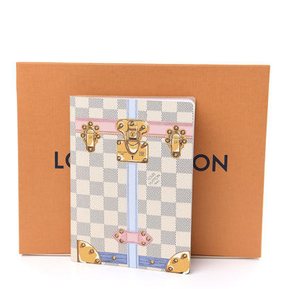 Louis Vuitton Damier Azur Summer Trunks Clemence Notebook MM 7 of 7