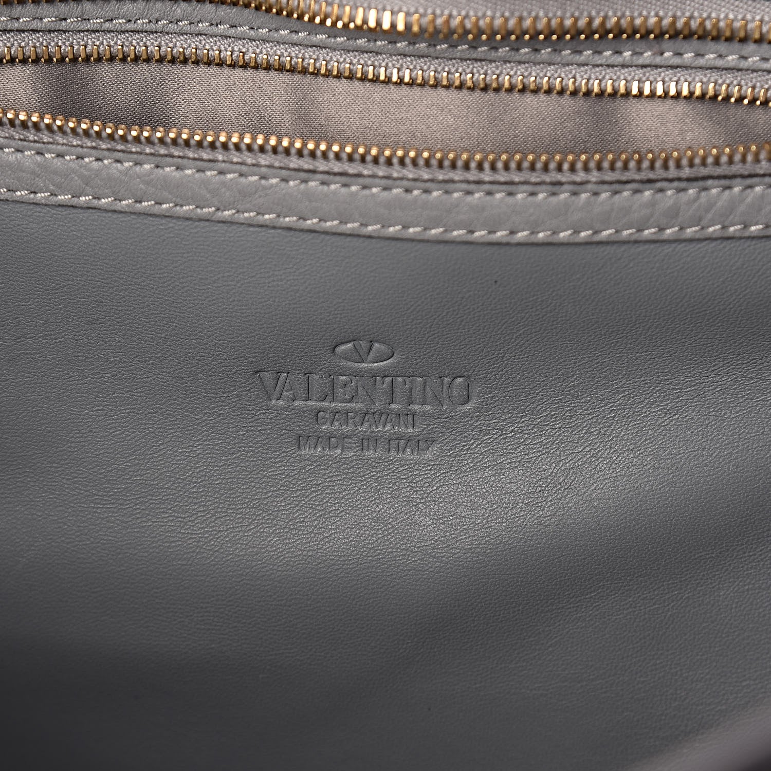 Valentino Garavani Grained Calfskin Small To Be Cool Tote Grigio Perla 6 of 9