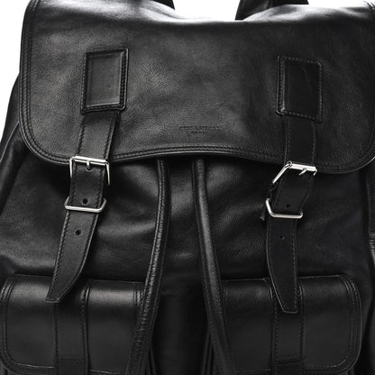 Saint Laurent Smooth Calfskin Roc Sack Backpack Black 11 of 15