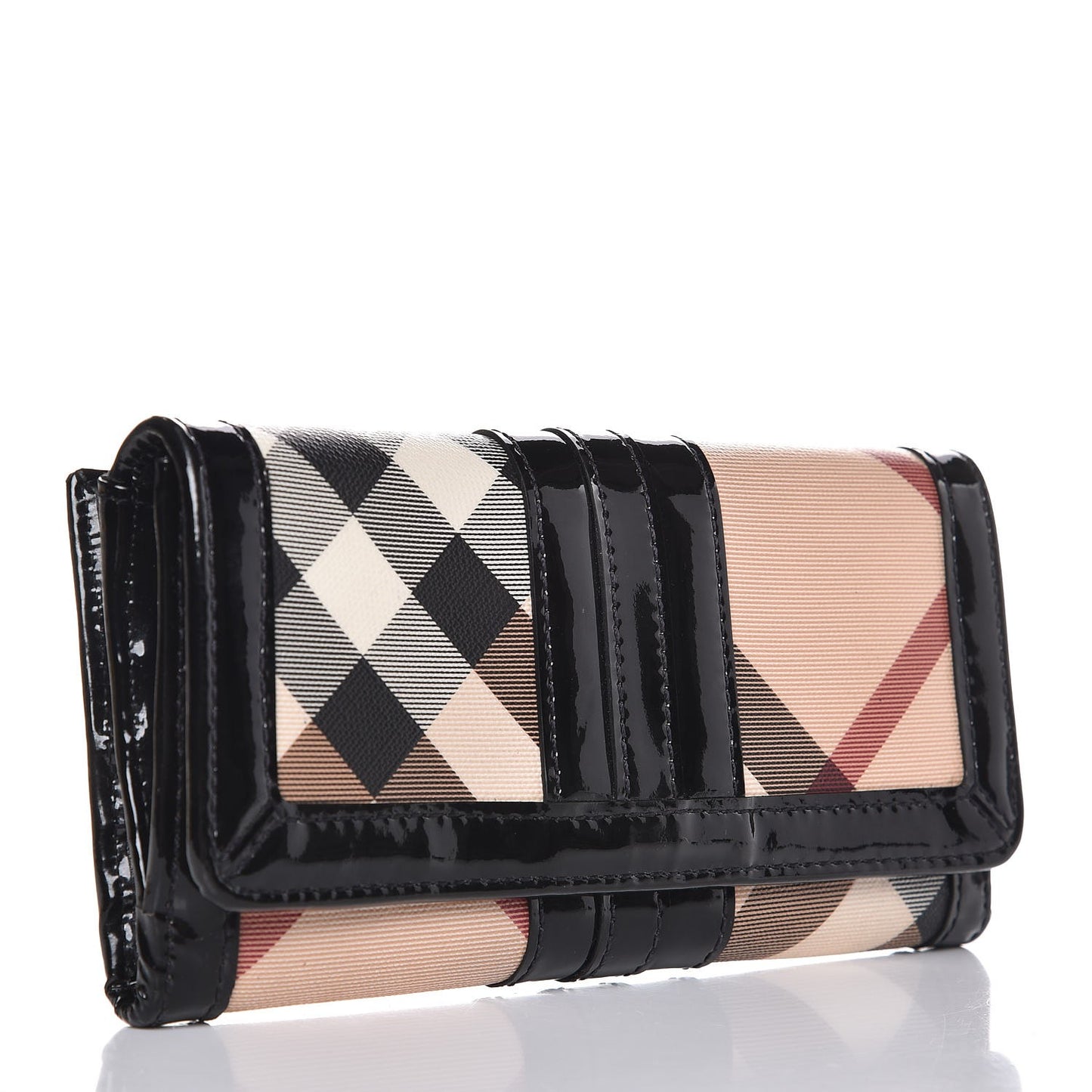 Nova Check Penrose Continental Wallet Black