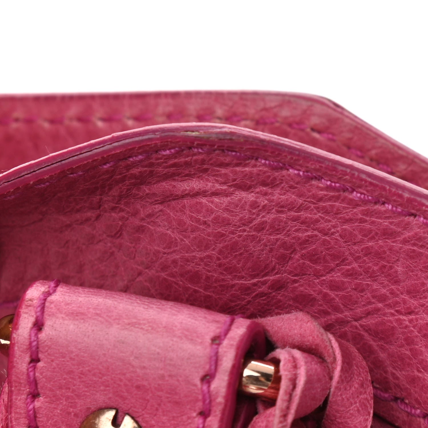 Balenciaga Agneau Giant 12 Rose Gold Hardware First Cyclamen Fucsia 11 of 11