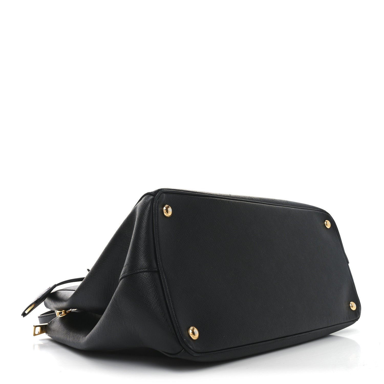 Prada Saffiano Lux Large Galleria Double Zip Tote Black 4 of 9