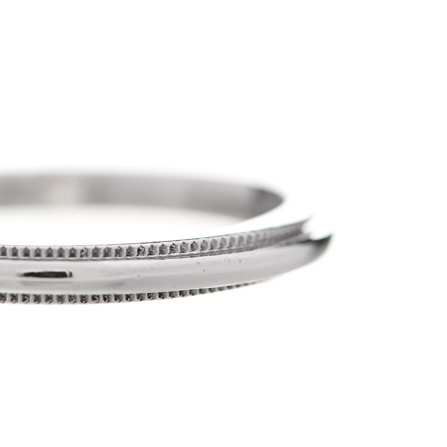 Platinum 2mm Milgrain Wedding Band Ring 48 4.5