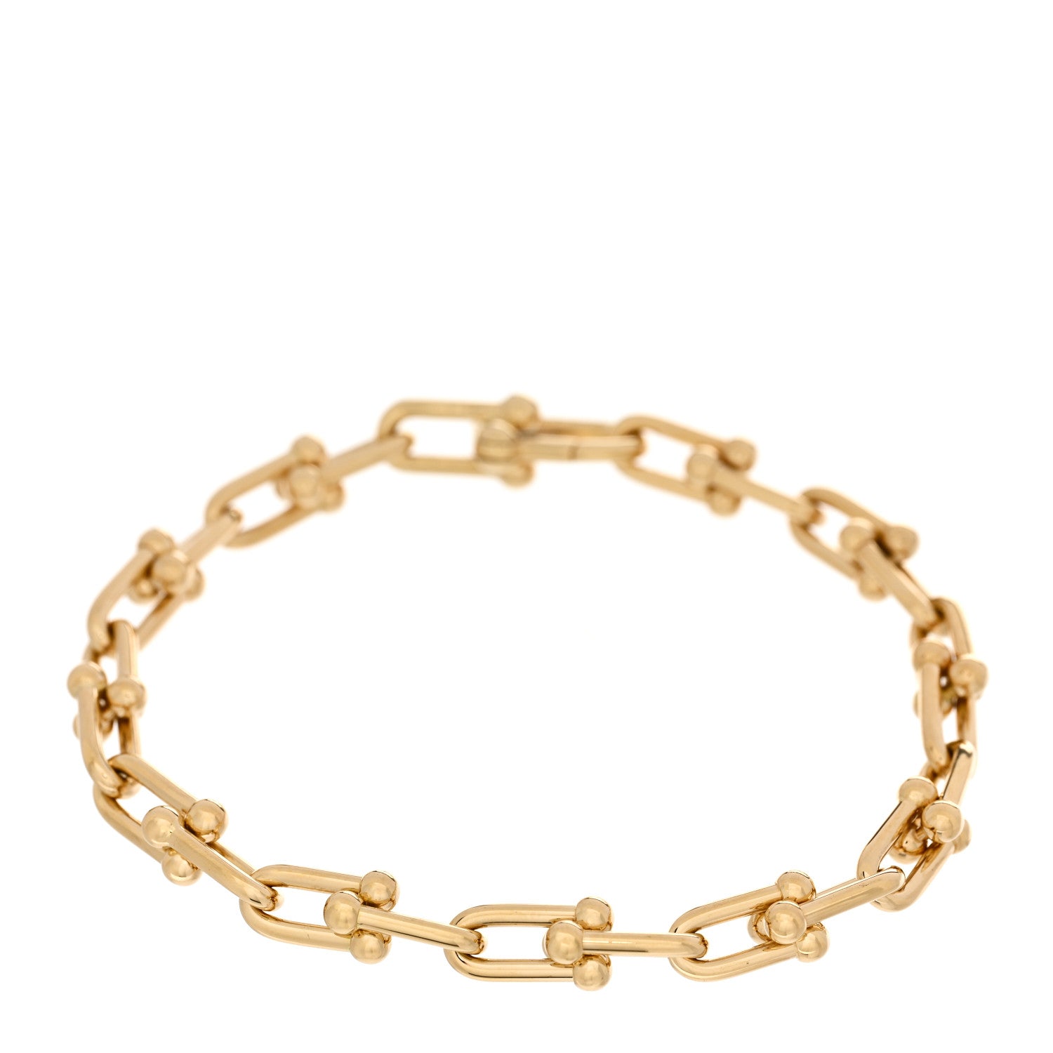 Tiffany 18K Yellow Gold Small HardWear Link Bracelet 1 of 4