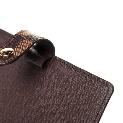 Louis Vuitton Damier Ebene Small Ring Agenda Cover 10 of 11