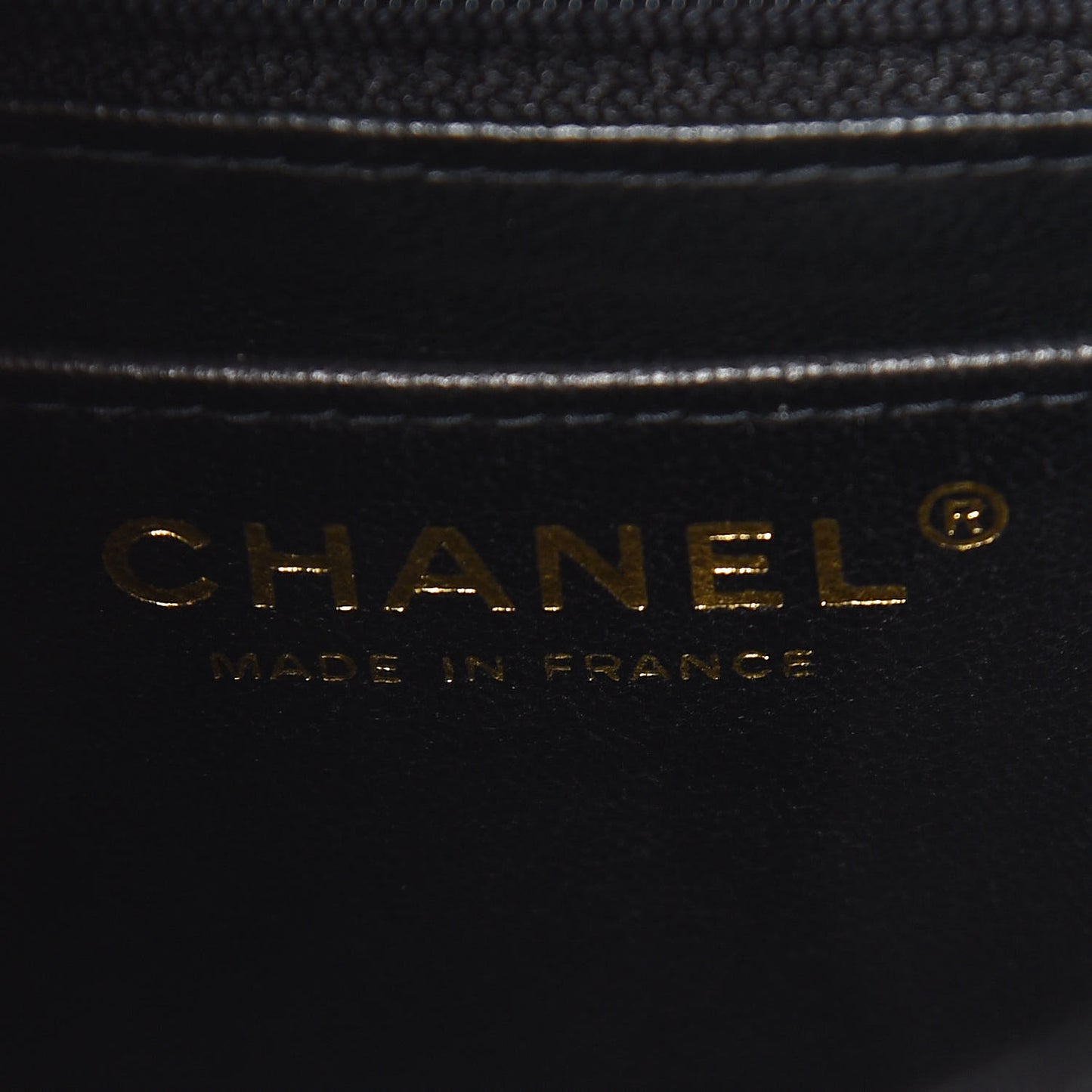 Caviar Quilted Mini Square Flap Black