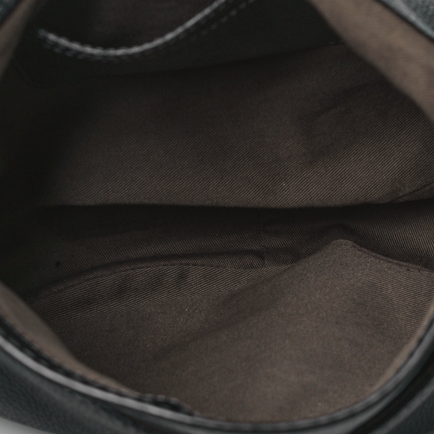 Calfskin Medium Marcie Round Crossbody Bag Black