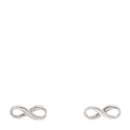 Tiffany Sterling Silver Infinity Earrings 1 of 4