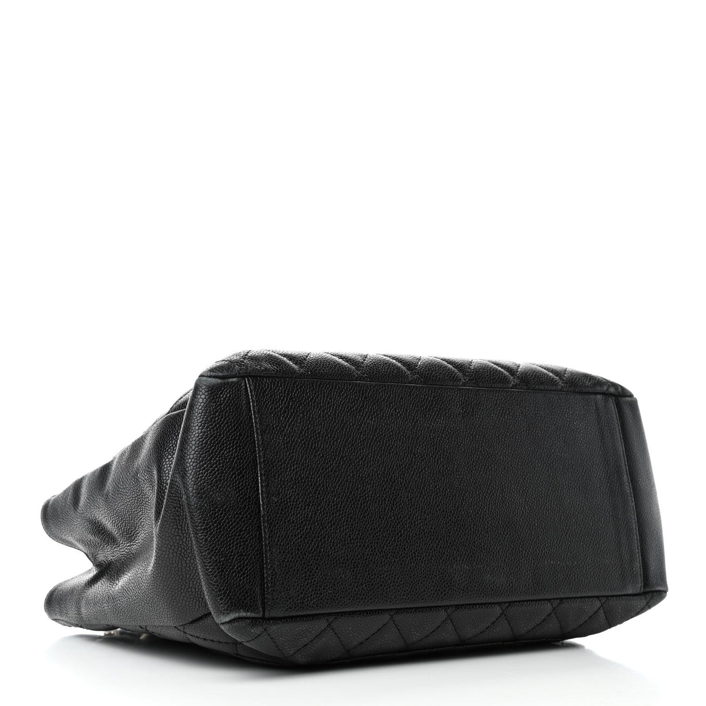 Caviar Quilted Grand Shopping Tote GST Black