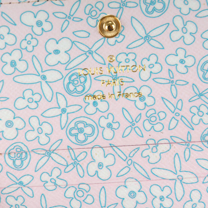 Louis Vuitton Monogram Fleuri Insolite PM Wallet Rose 6 of 7
