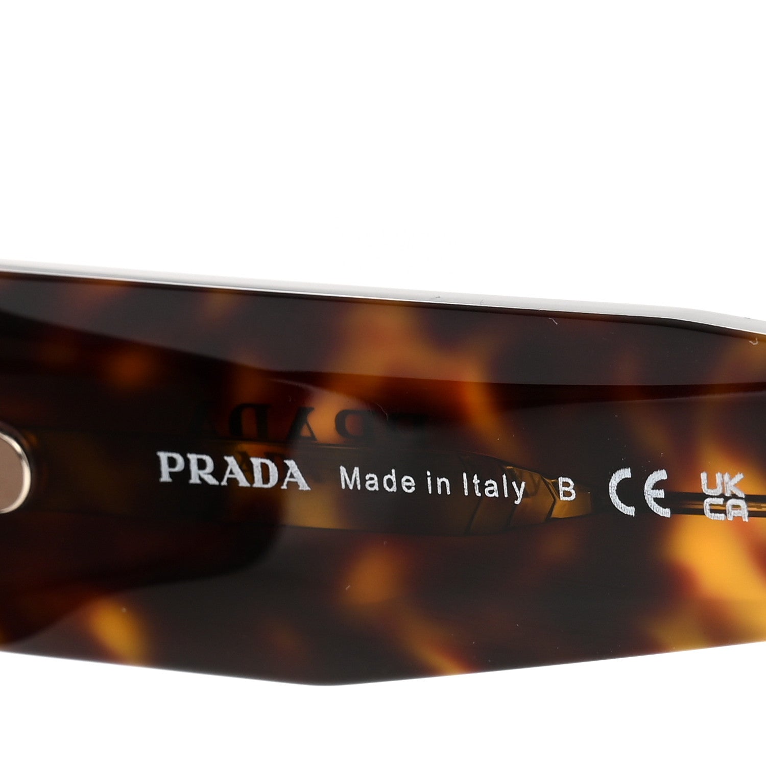 Prada Acetate Symbole Sunglasses SPR 06Y Havana 5 of 8