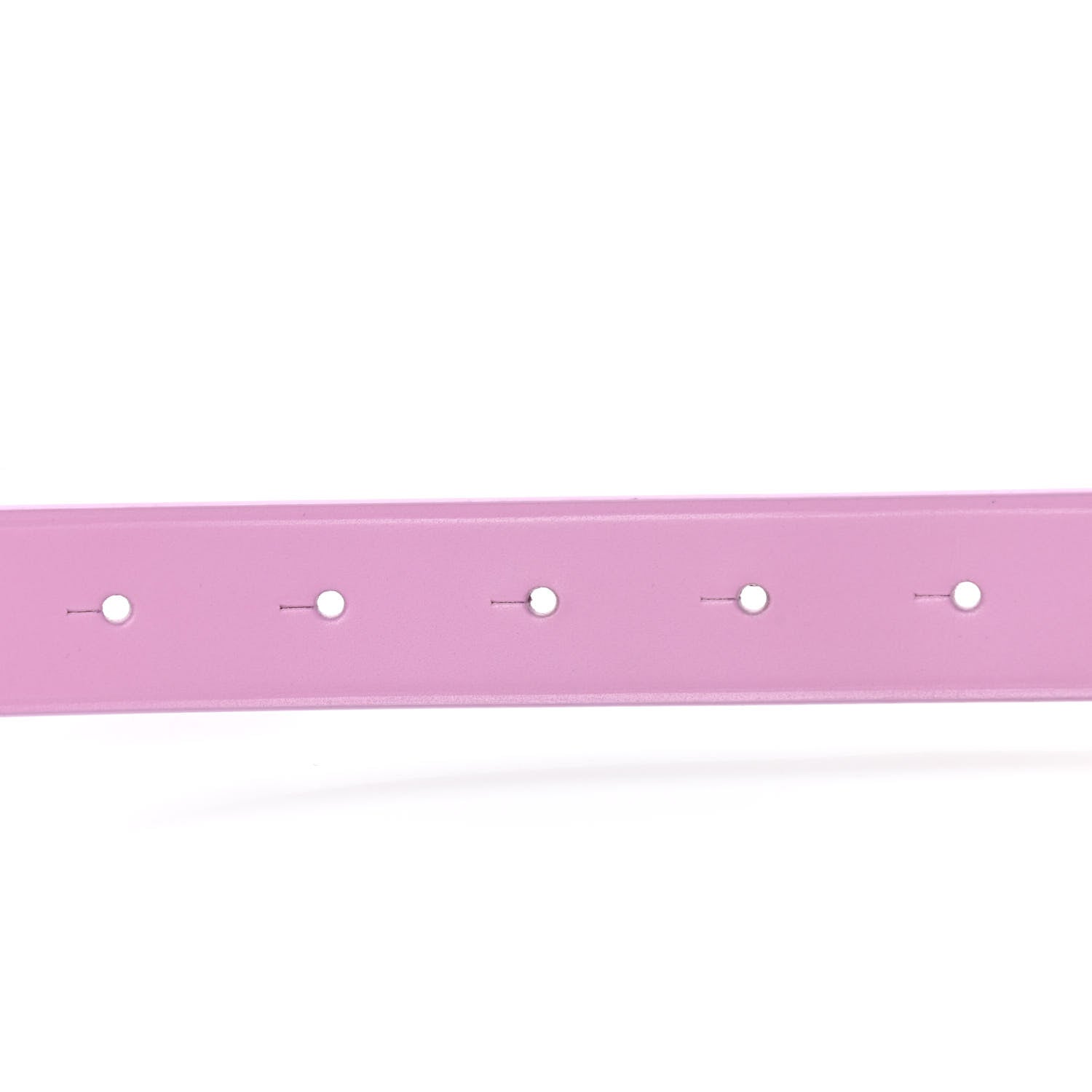 Balenciaga Natural Calfskin BB 25mm Thin Belt 80 32 Lilac 5 of 7