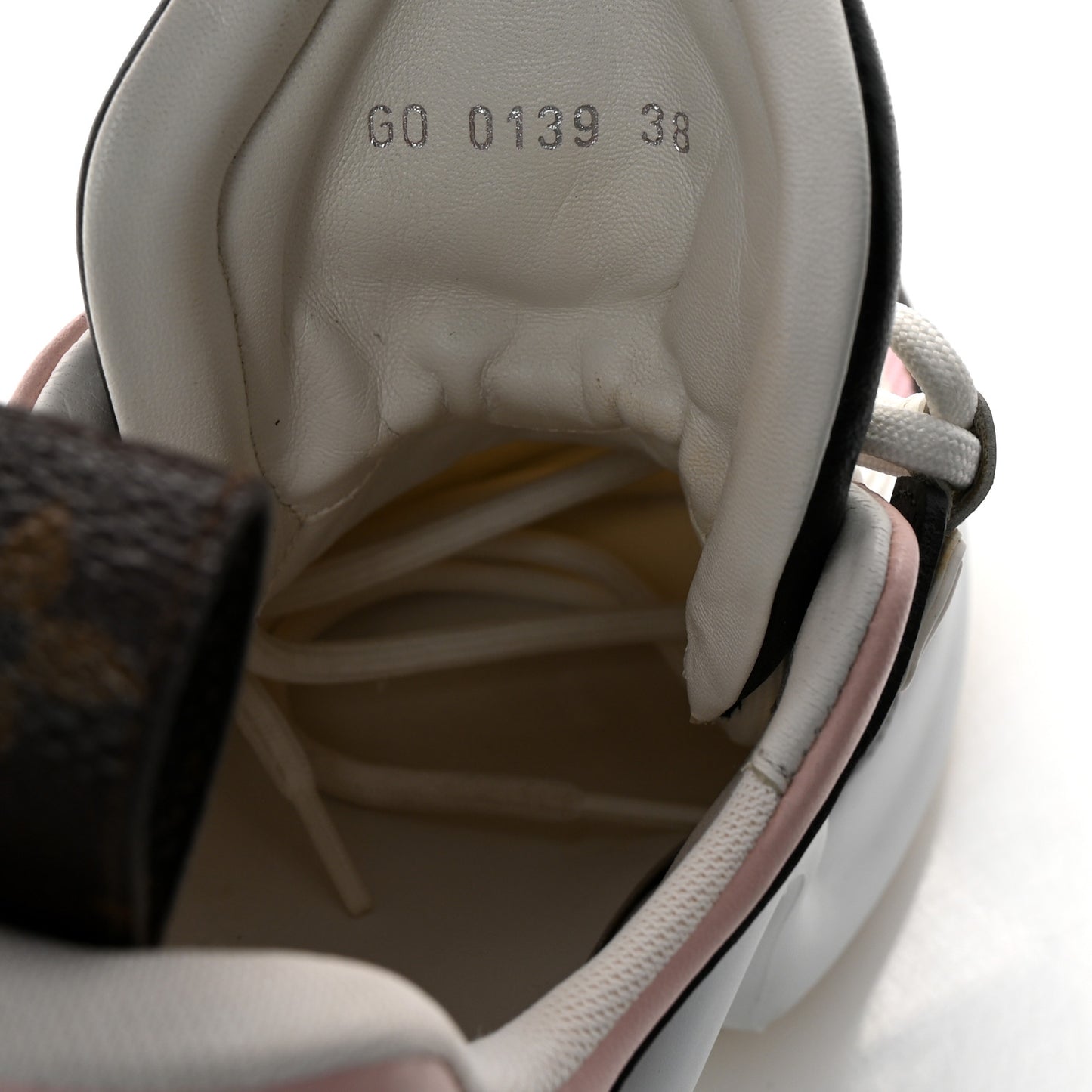 Calfskin Technical Nylon LV Archlight Sneaker 38 Rose Clair