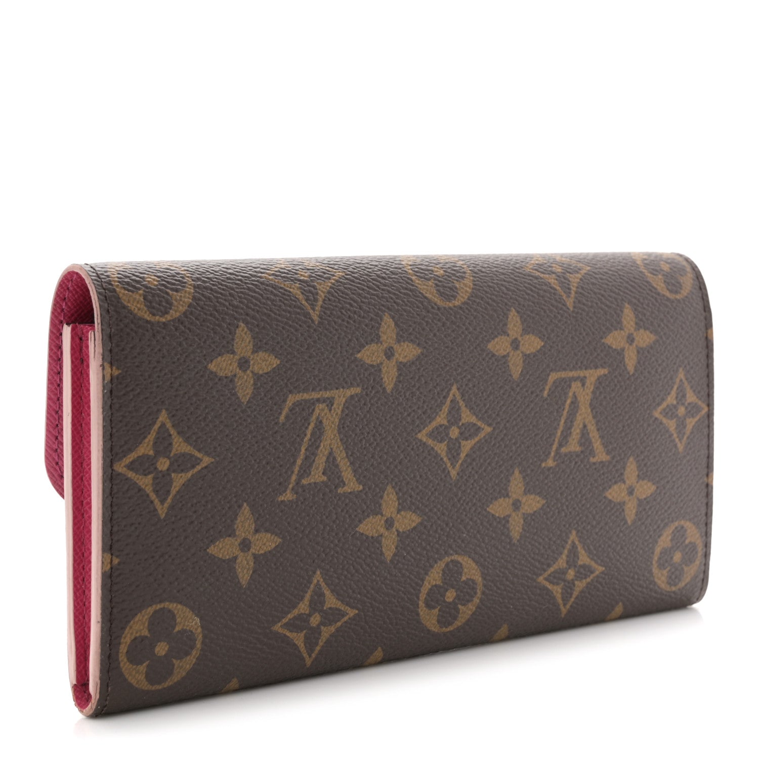 Louis Vuitton Monogram Bloom Flower Emilie Wallet Fuchsia 3 of 9