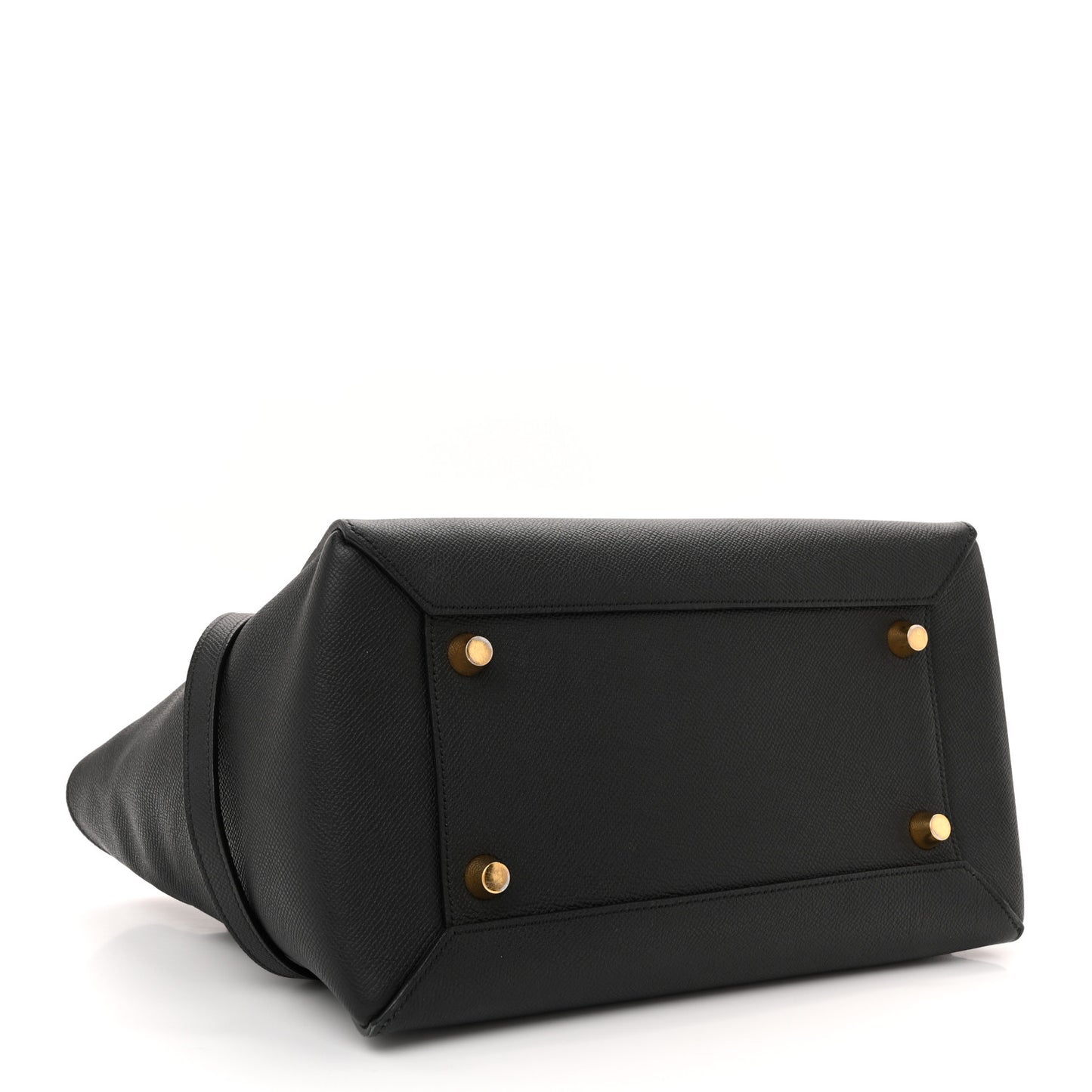 Grained Calfskin Mini Belt Bag Black