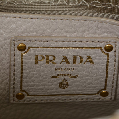 Prada Vitello Daino Shopping Tote Talco 6 of 9