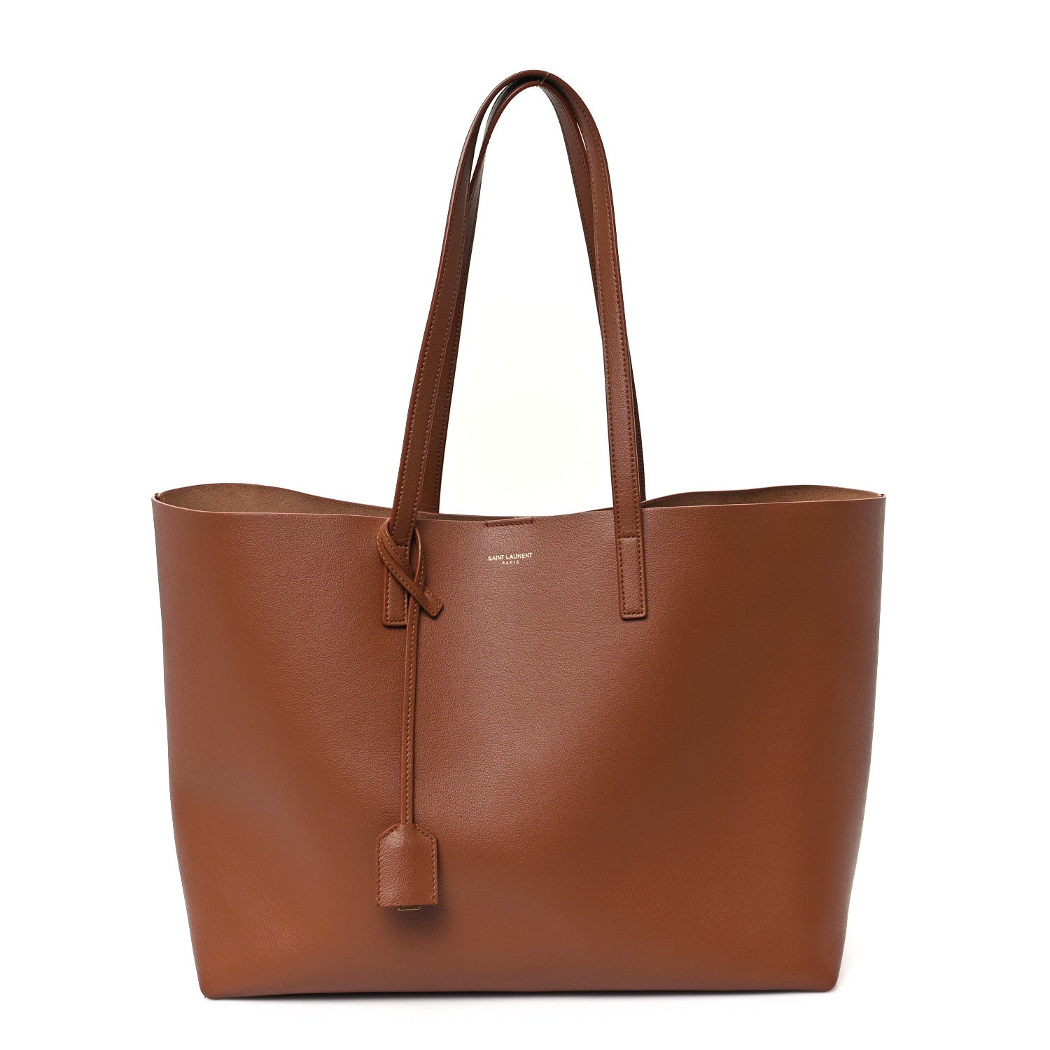 Saint Laurent Calfskin Large Shopping Tote Brick 1 of 12