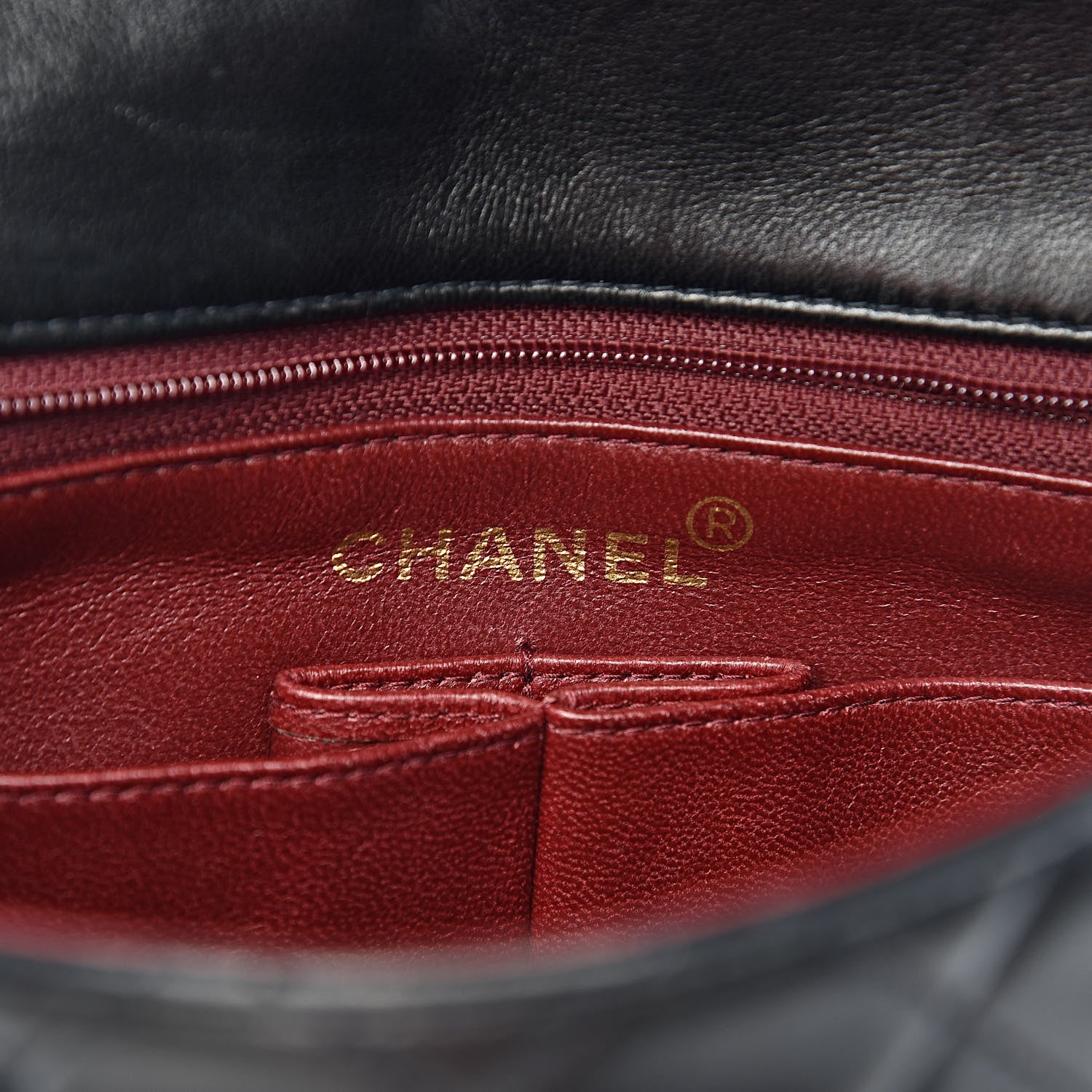 Chanel Lambskin Quilted Mini Square Flap Black 6 of 11