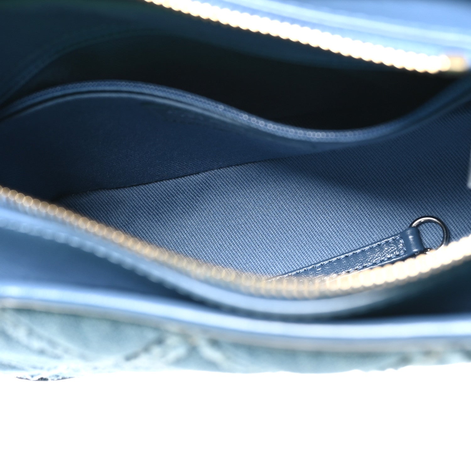 Chanel Denim Calfskin Small Gabrielle Hobo Blue 5 of 10