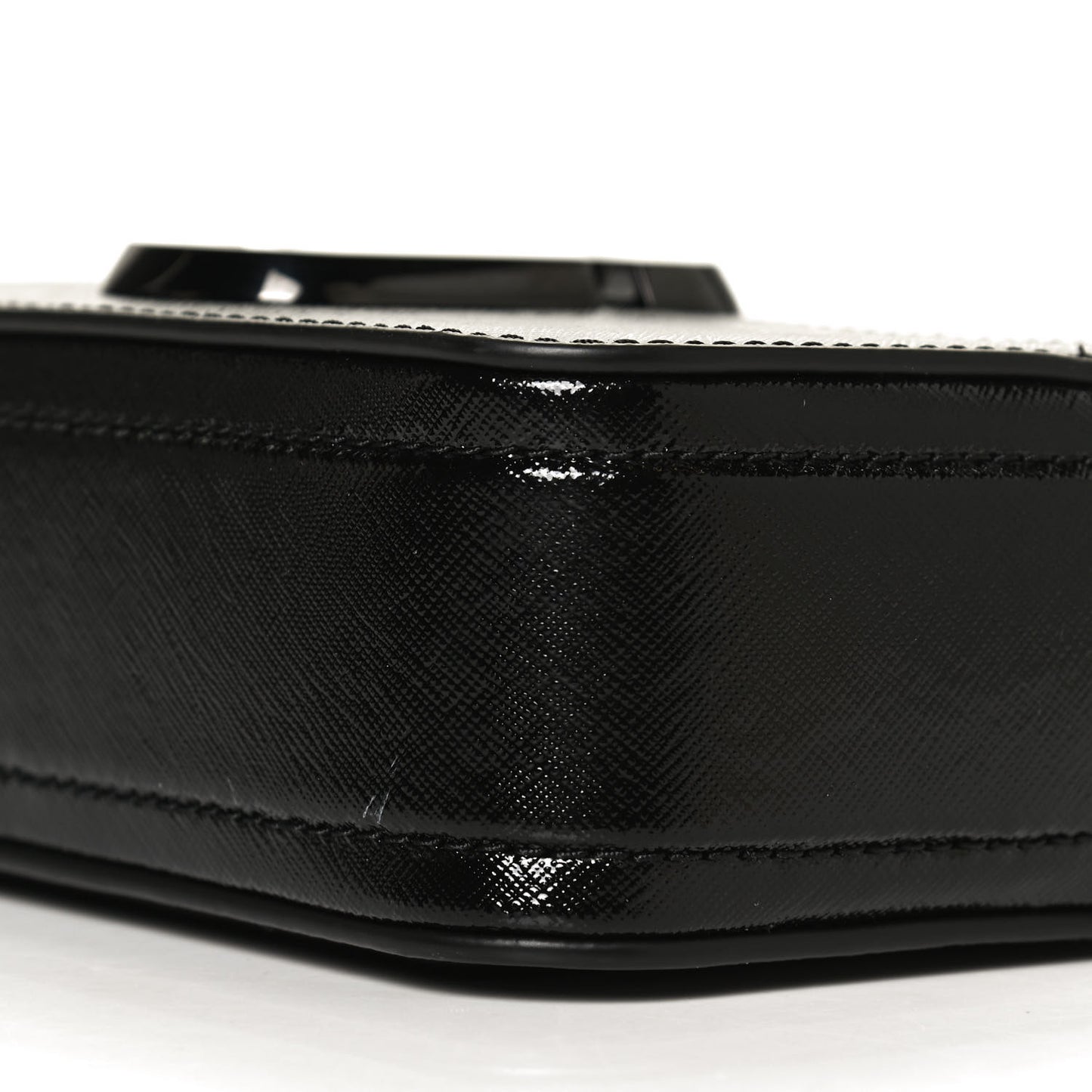 Saffiano Small Snapshot Camera Bag Black