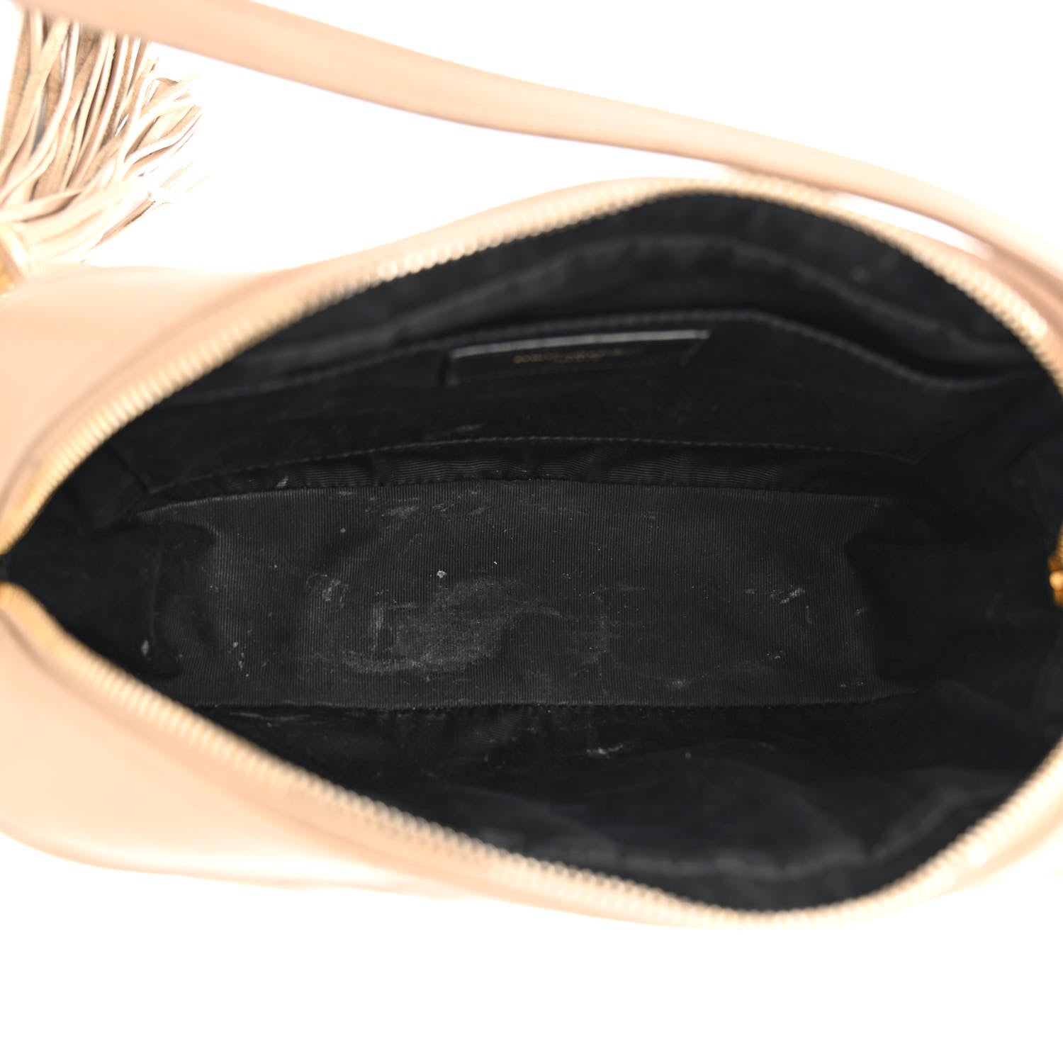 Saint Laurent Calfskin Matelasse Monogram Lou Camera Bag Dark Beige 5 of 15
