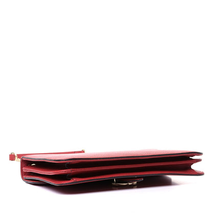 Gucci Dollar Calfskin Interlocking G Shoulder Bag Red 3 of 6