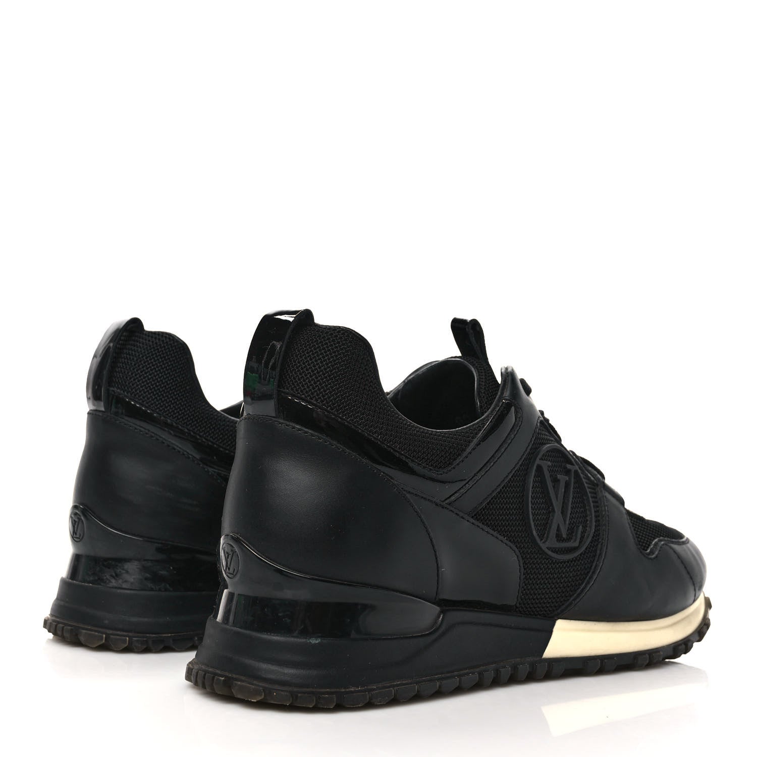 Louis Vuitton Calfskin Run Away Sneakers 36 Black 4 of 8