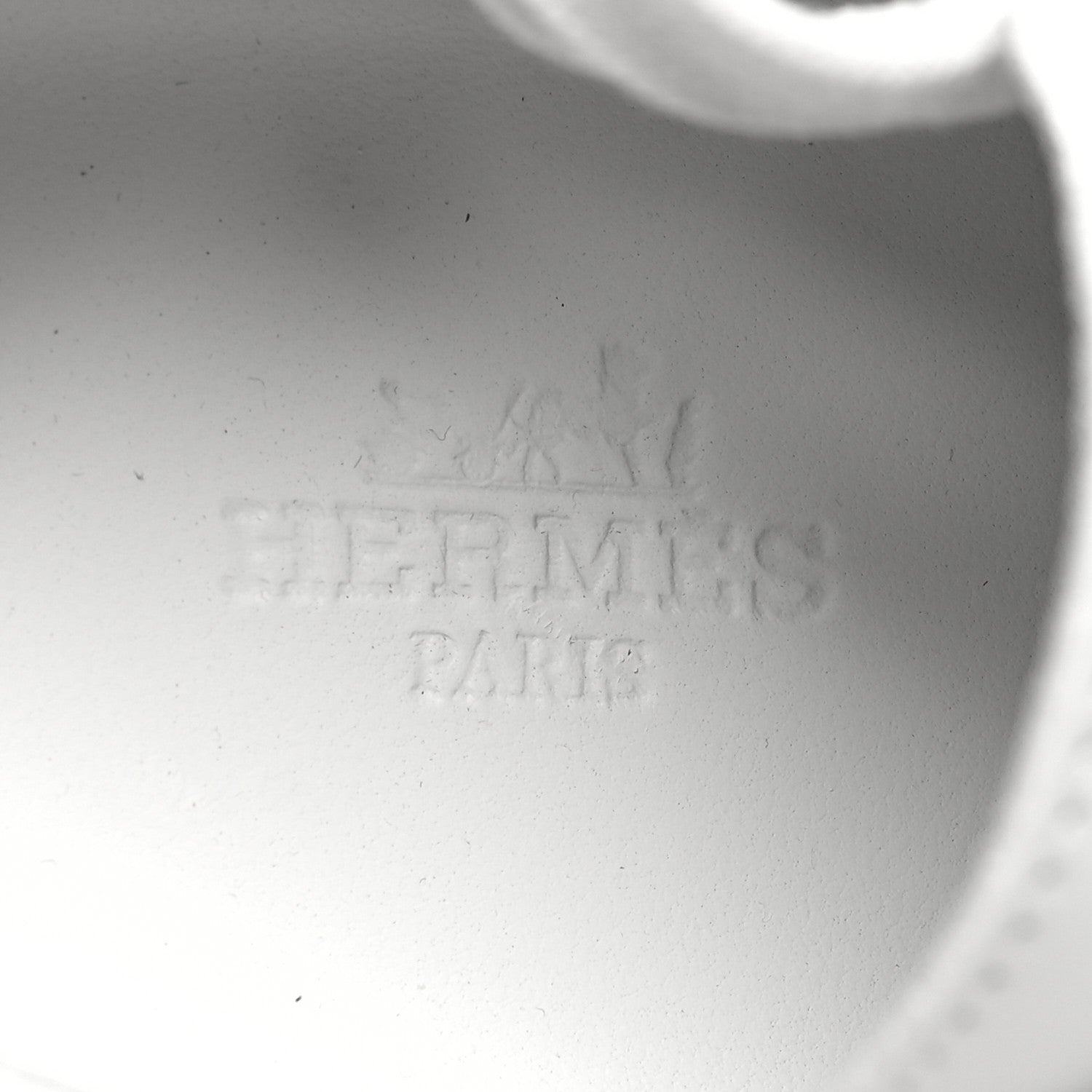 Hermes Perforated Calfskin Cross Sneakers 35 White 8 of 9
