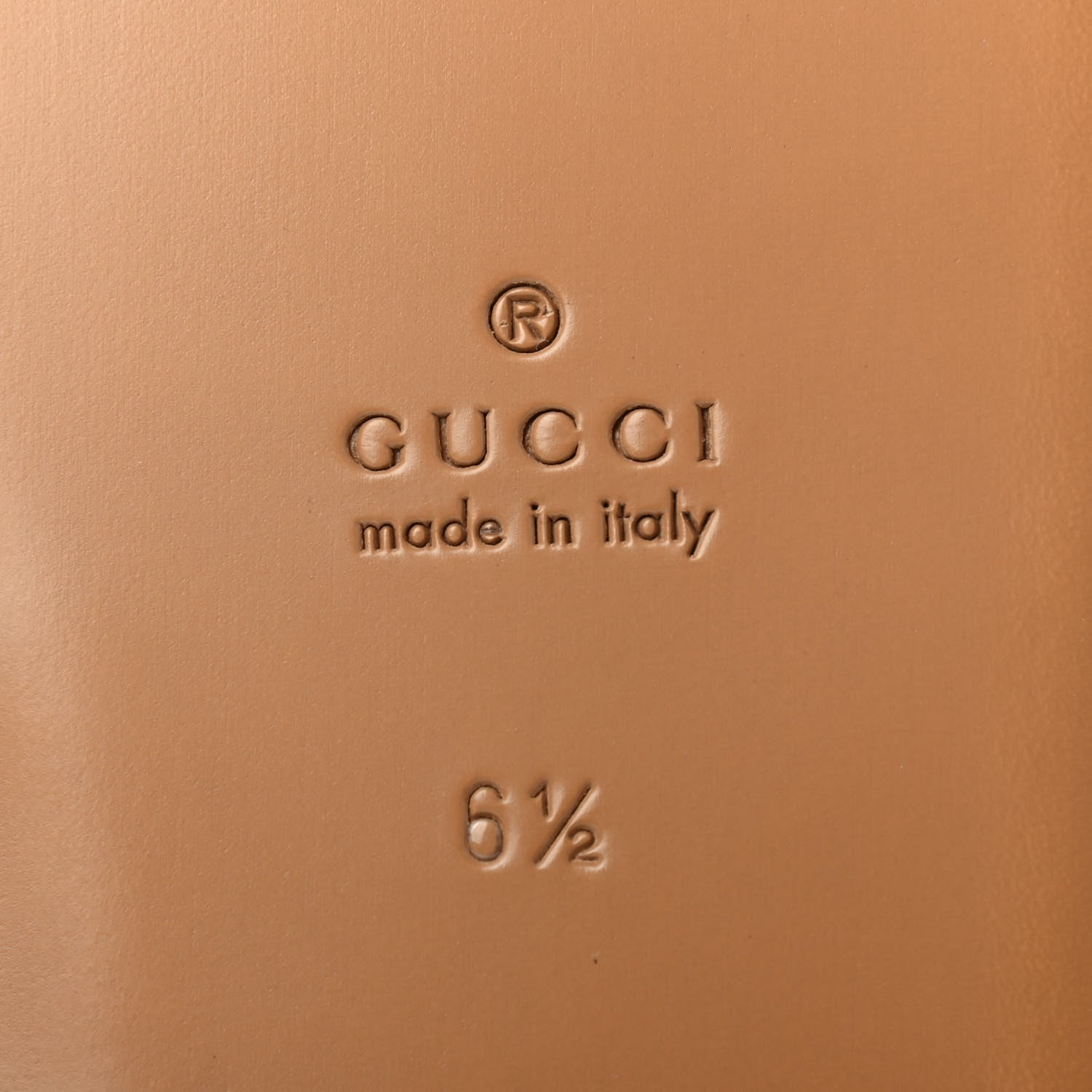 Gucci Canvas GG Monogram Mens Slingback Flat Sandals 6.5 Beige Ruggine Cuir 6 of 8