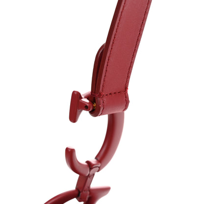 Christian Dior Ultra Matte Calfskin Saddle Bag Red 12 of 12
