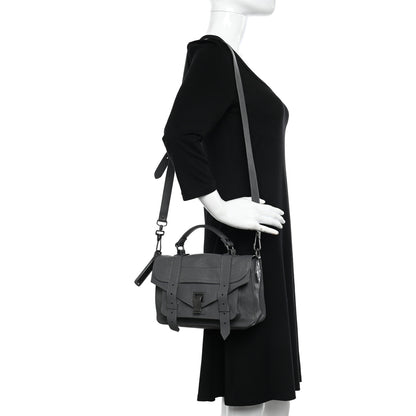 Proenza Schouler Lambskin Tiny PS1 Satchel Grey 2 of 10