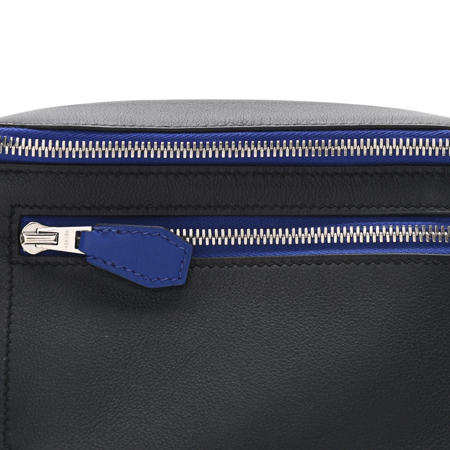Taurillon Cristobal Cityslide Belt Bag Bleu Indigo Bleu Electrique