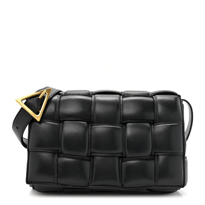Bottega Veneta Nappa Maxi Intreccio Padded Cassette Crossbody Bag Black 1 of 12