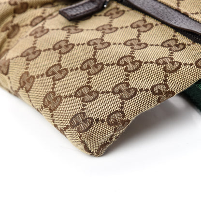 Gucci Monogram Web Belt Bag Dark Brown 6 of 10