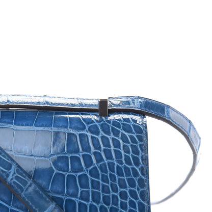 Hermes Shiny Alligator Constance 18 Mykonos 13 of 18