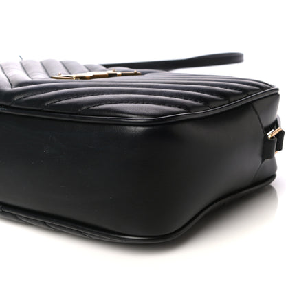 Saint Laurent Calfskin Matelasse Monogram Lou Camera Bag Black 10 of 17