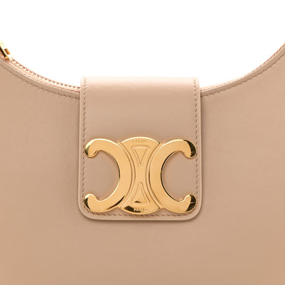 Celine Smooth Calfskin Medium Strap Ava Triomphe Shoulder Bag Nude 7 of 10