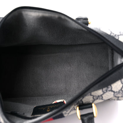 Gucci Monogram Vintage Web Boston Navy 5 of 12