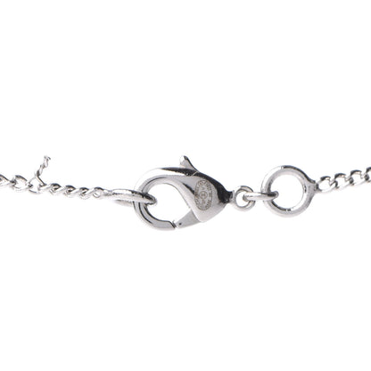 Chanel Crystal CC Necklace Silver 5 of 7