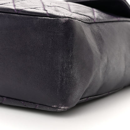 Chanel Lambskin Quilted Medium Kelly Flap Purple 10 of 23