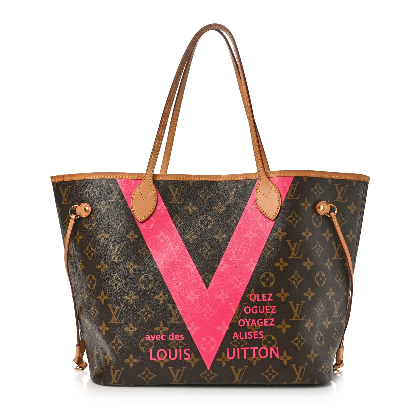 Monogram V Neverfull MM Grenade