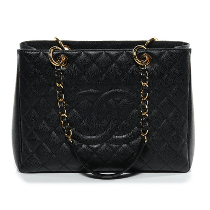 Chanel Caviar Grand Shopping Tote GST Black 1 of 7
