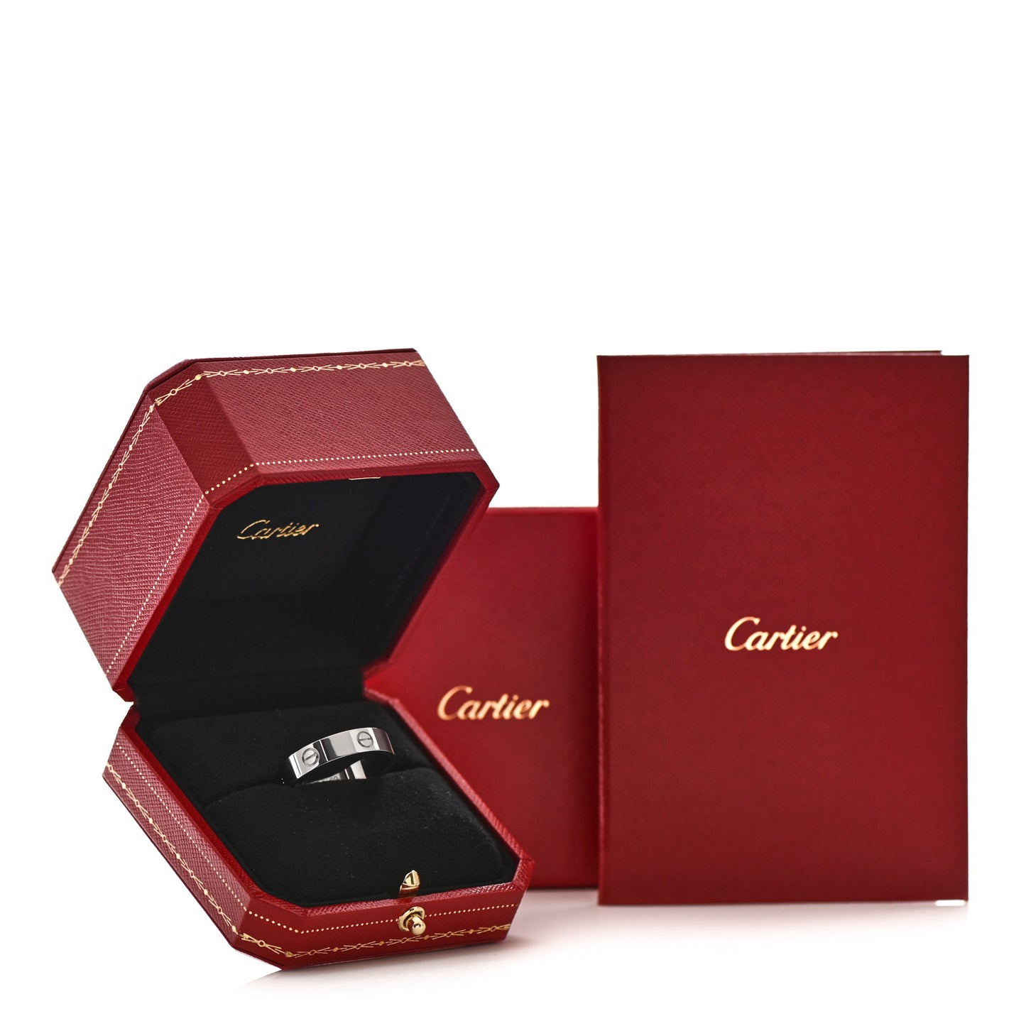 18K White Gold 5.5mm LOVE Ring 69 12.75
