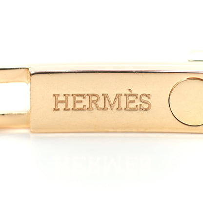 Hermes 18K Yellow Gold Diamond Kelly Chaine Choker Necklace 4 of 6