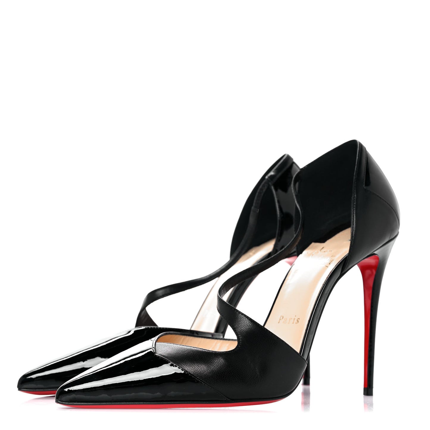 Patent Kid Round And Square 100 Pumps 40 Black