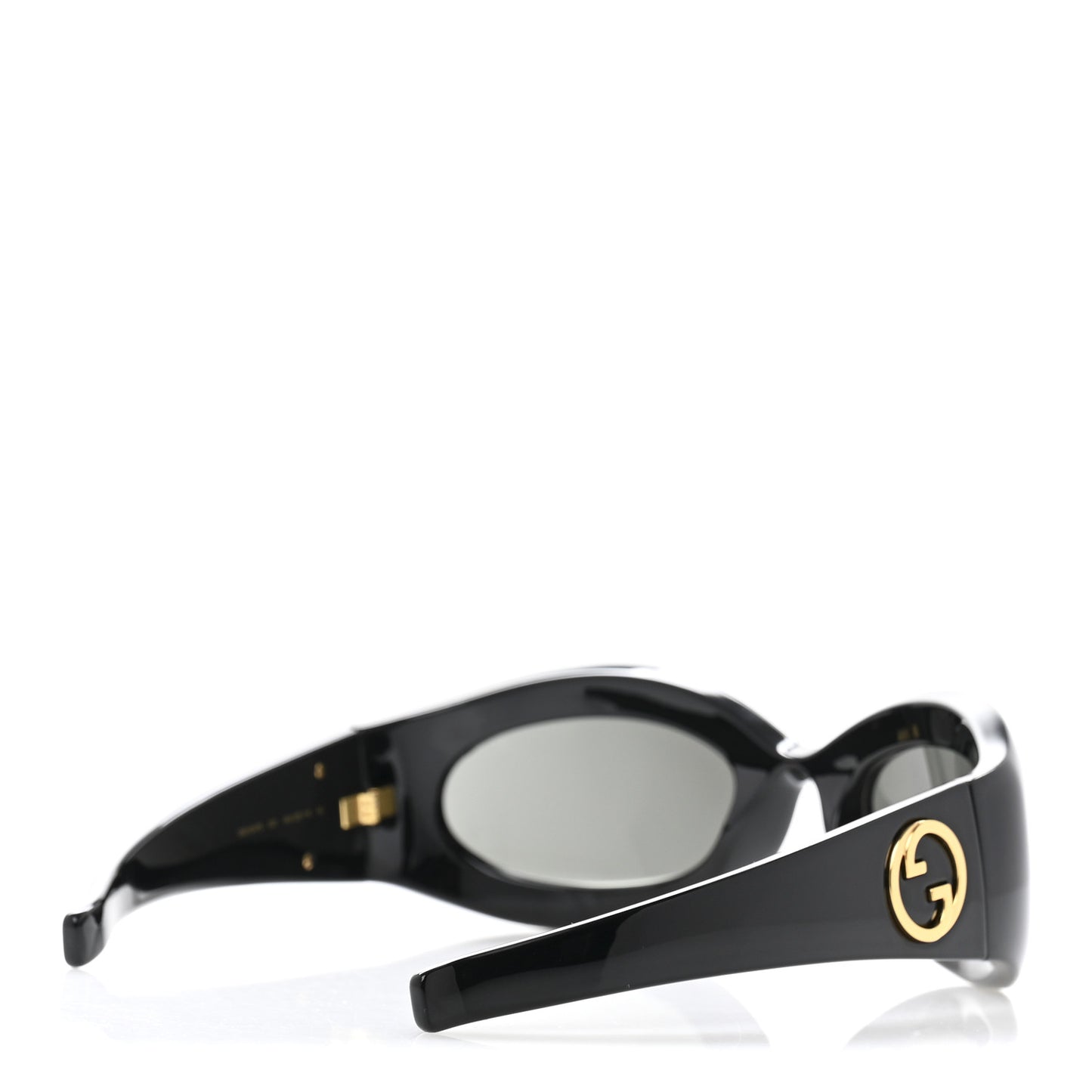 Acetate Oval Sunglasses GG1247S Black